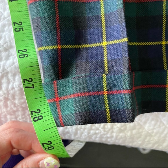 Vintage Escada Wool Plaid Pants - Picture 9 of 10